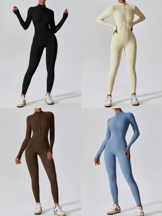 Zip-Up Jumpsuit