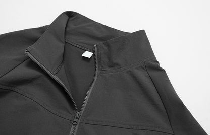 Cropped Windbreaker Jacket